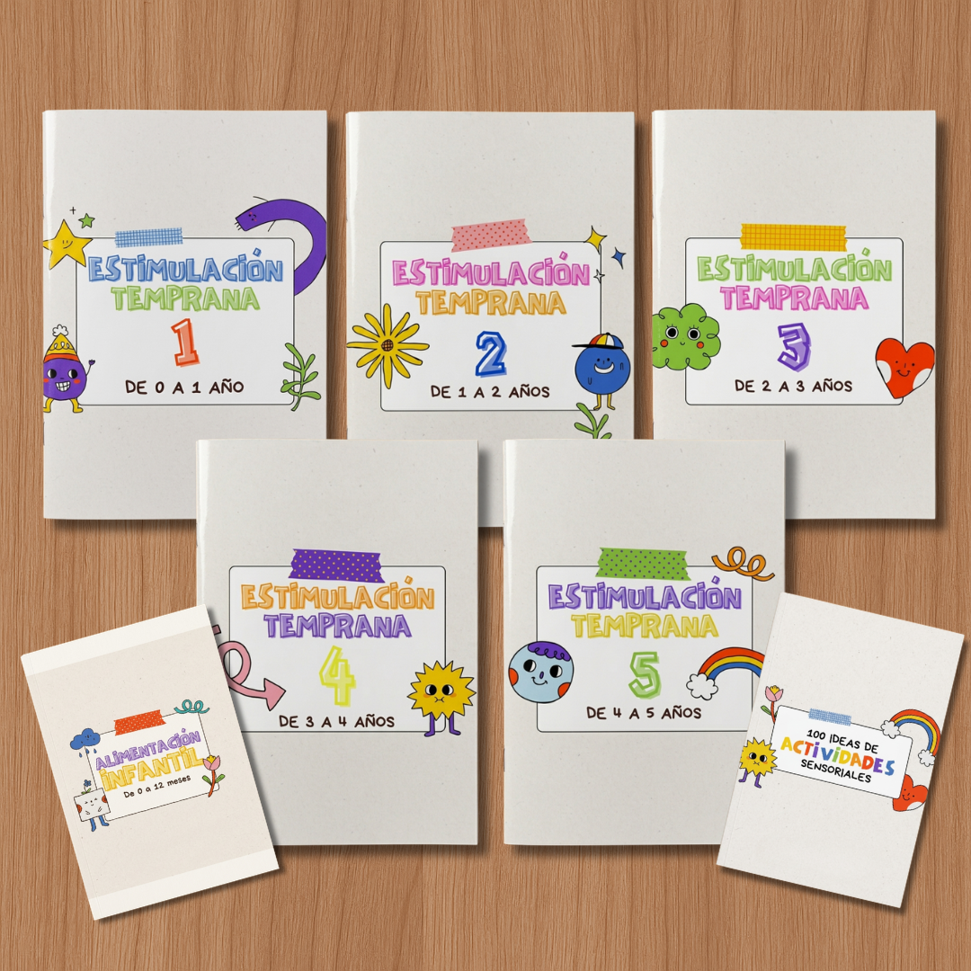 5 Guías de Estimulación Temprana + BONOS